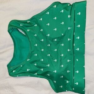 Fabletics Green Sports Bra
